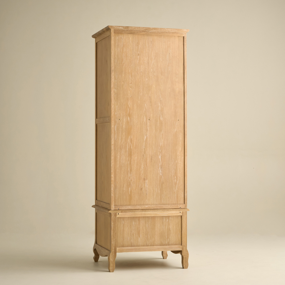 Sienna Beau 1 Door Wardrobe, Weathered Oak